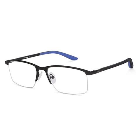 Buy Black Sky Blue Half Rim Rectangle Lenskart Air fusion VC E12752-C4 ...