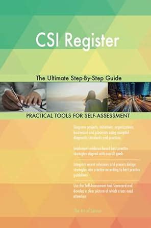 Buy CSI Register The Ultimate Step-By-Step Guide Book Online at Low ...