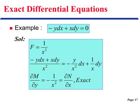 Differential Equations Method First Order 的图像结果