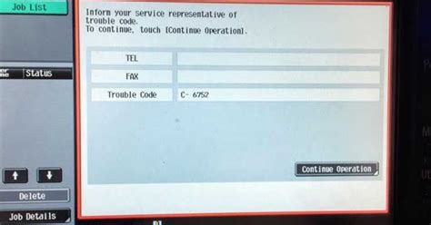 Image result for Konica Error Code Reset C554