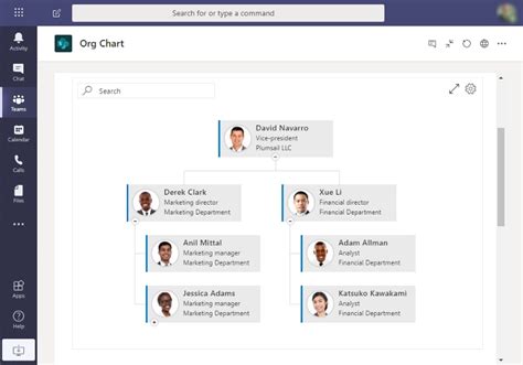 Image result for Export Org Chart Teams