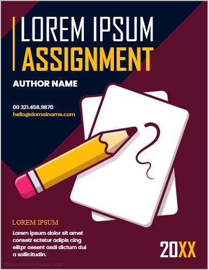 Image result for Assignment Front Page