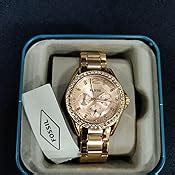 Buy Fossil Riley Analog Rose Gold Dial Women's Watch-ES2811 at Amazon.in
