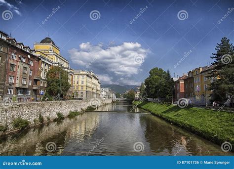 Sarajevo City, Capital of Bosnia and Herzegovina Stock Photo - Image of ...