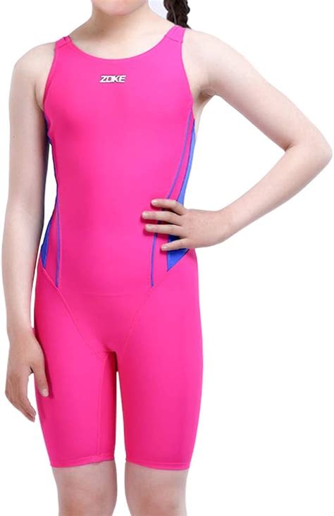 Buy karrack Girls Sport Splice One Piece Swimsuit Training Competition ...
