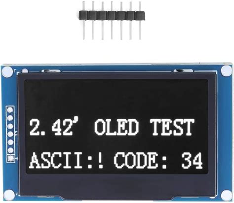 Liccx OLED Display,2.42 Inch OLED Display Module,128X64 India | Ubuy