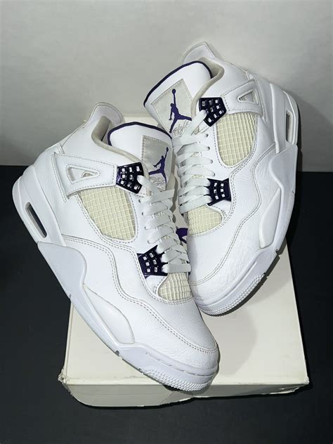 Nike Air Jordan IV Retro 4 Metallic Purple SIZE 9 |… - Gem