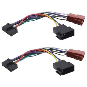 YINETTECH 2pcs Car Radio ISO Adapter 20-Pin to ISO Harness Adapter ...