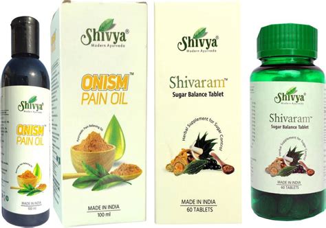 Shivya Modern Ayurvedic Pain Relieving Oil 100ml & Shivaram Anti ...