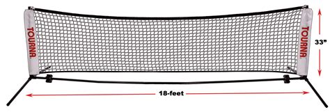 Tourna 18-foot Portable Tennis Net for Youth Tennis - Walmart.com