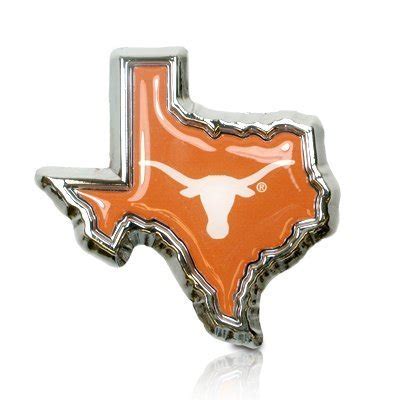 University of Texas Logo in TX Shape Metal Car Emblem : Amazon.in: Car ...