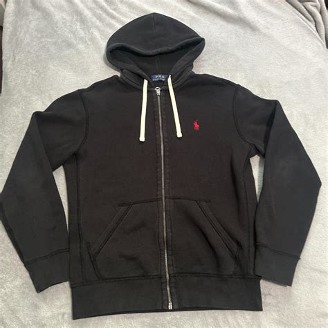 Used Polo Zip Up - Depop