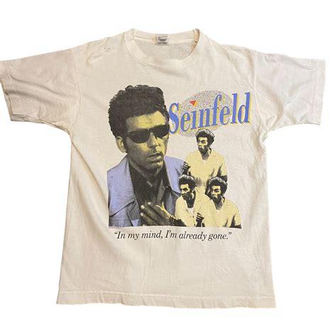 VINTAGE 90S SEINFELD TSHIRTS M WHITE | new&usedclothing MOTHEREARTH