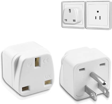 UK to US Plug Adapter, OFOAEEA 2 Pack UK to US Adapter, UK to USA ...