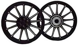 Bullet King 350 Bike Alloy Wheel 14 Front, Rear Alloy Aluminium Royal ...