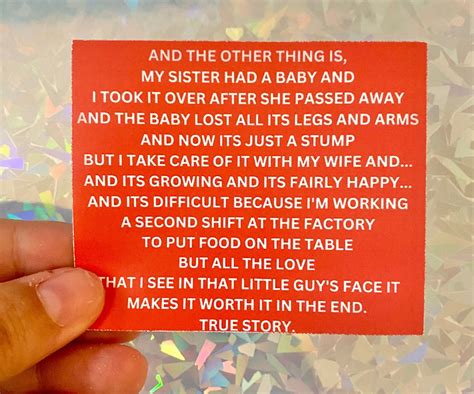 Shark Tale Vinyl Sticker Shrimp My Sister Had a Baby Quote Tiktok Trend ...