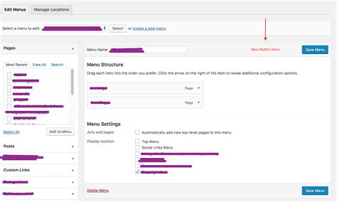 WordPress Menu Bar Adding Button 的图像结果