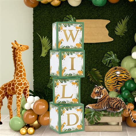 Safari Baby Shower Decorations Box : Amazon.in: Home & Kitchen