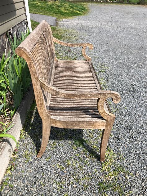Vintage Teak Garden Bench by Smith and Hawken at 1stDibs | smith and ...