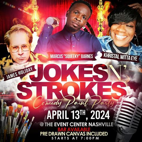 Jokes & Stokes Comedy Paint Party, 3640 Dickerson Pike,Nashville,37207 ...