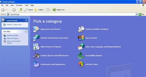 Image result for Windows XP Control Panel