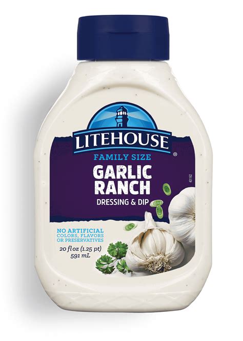 Family Size Garlic Ranch Dressing & Dip - Gluten-Free