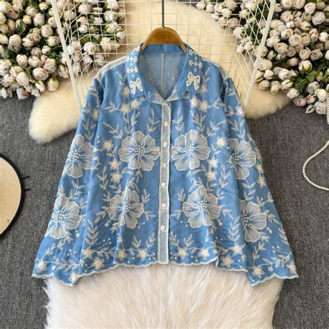 Buy Siya Premium Embroidered Cotton Shirts Online in India