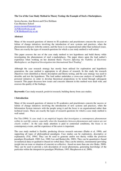 Image result for Case Study Research Paper Example