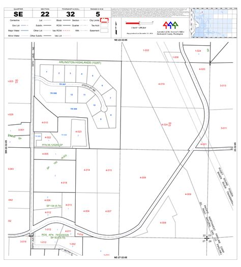 Snohomish County, WA Assessor Maps Selection