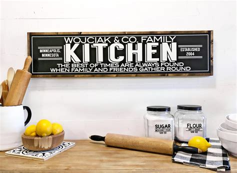 Kitchen Signage For Home at Tyson Walsh blog