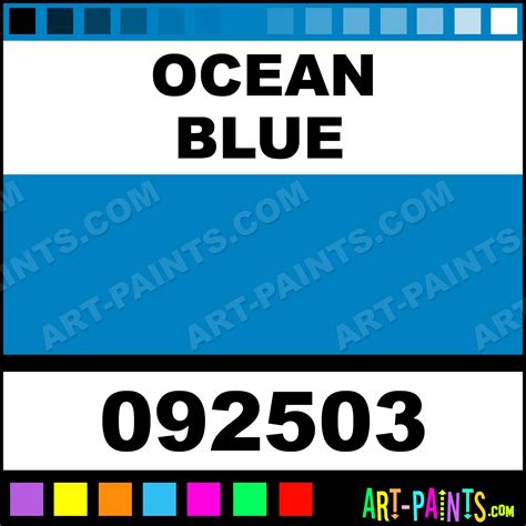 Ocean Blue Natures Hue Acrylic Paints - 092503 - Ocean Blue Paint ...