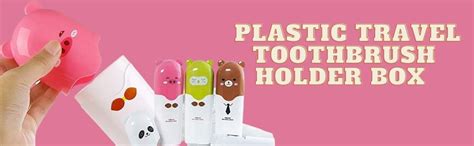 WENGTY Anti Bacterial Toothbrush Container Tooth Brush Plastic Holder ...