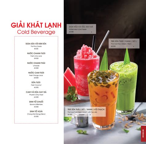 THỰC ĐƠN THAI EXPRESS | AEON MALL Tân Phú Celadon - Điểm vui chơi và ...