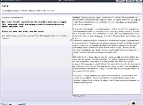 IELTS Computer-Based Writing 的图像结果