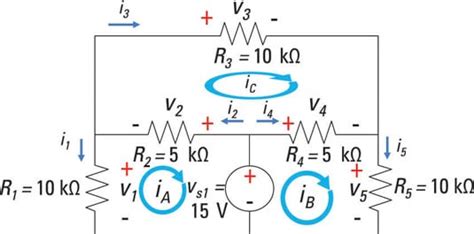 Image result for Mesh Current Equations