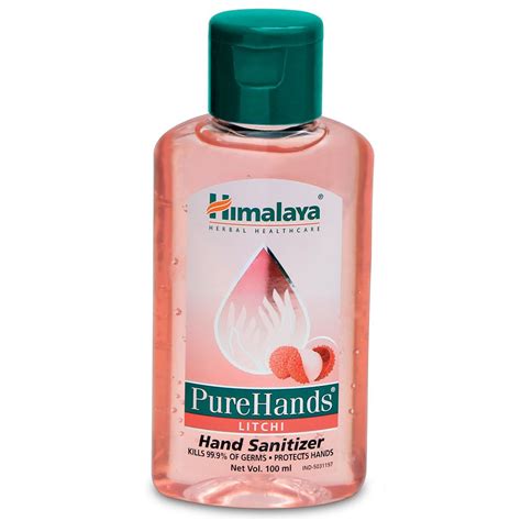 Himalaya Pure Hands Hand Sanitizer - 100 ml (Litchi) : Amazon.in ...