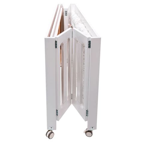 CADEN Folding Crib - White - Coverplay