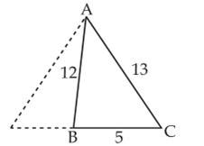 A right angled triangle ABC with sides 5cm, 12cm, 13cm is revolved ...