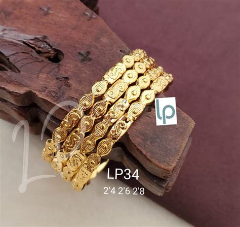 Daily Use Gold Bangles 2021 - Indian Jewelry Designs