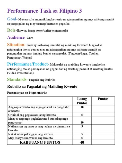 Performance Task Examples in Filipino 1 的图像结果