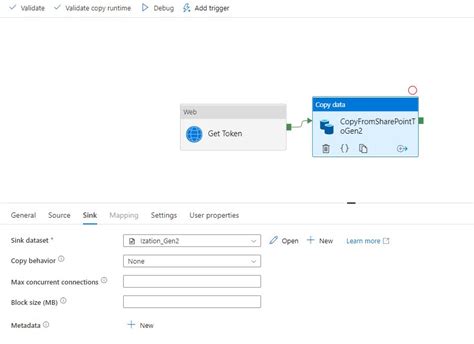 How to Copy Files from SharePoint to Datalake using Azure Data factory ...