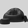 Biggie Bean Bag Chair with Beans Filled 4XL Bean Bag Sofa with Free ...