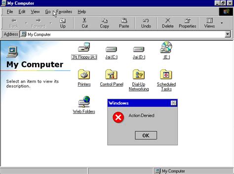 Image result for Windows 98 Error Message