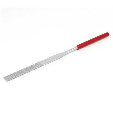 160mm Diamond Coated Double Cut Flat File with Metal India | Ubuy