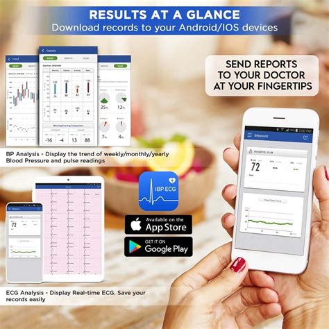 Buy EASYCARE (GERMAN TECH.) 2 IN 1 BLOOD PRESSURE WITH ECG FUNCTION ...