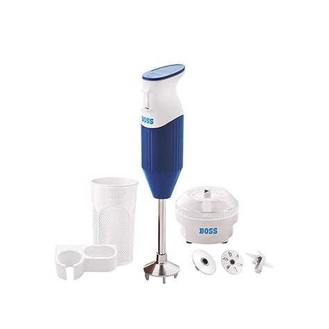 Boss B115 Portable Hand Blender with 2 Speeds | 180-Watt | 4 Blades ...
