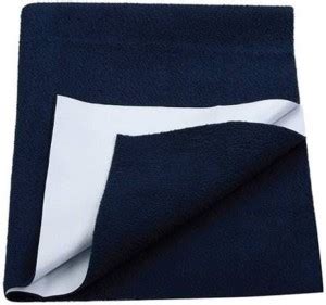 JKKFashion Dry Sheet Cotton Baby Bed Protecting Mat (Navy Blue, Size ...