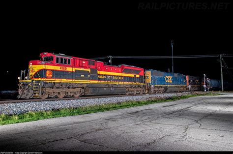 KCS 4169 Kansas City Southern Railway EMD SD70ACe at Genoa, Illinois by ...