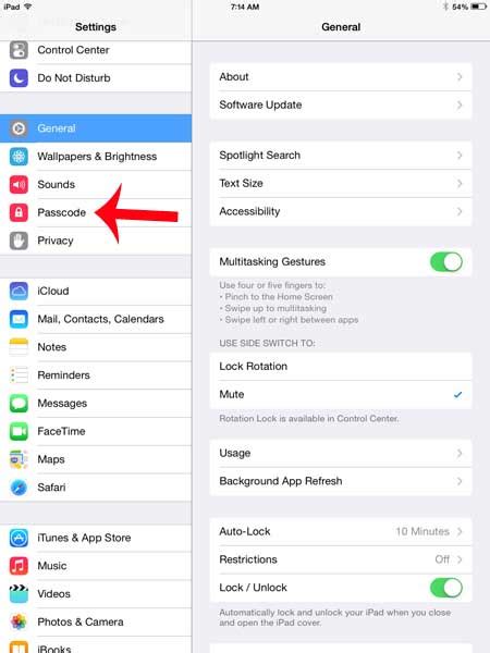 Image result for Passcode On Your iPad Mini 2