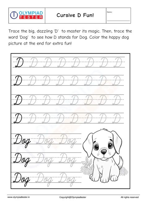 Cursive D Fun! | Olympiad tester